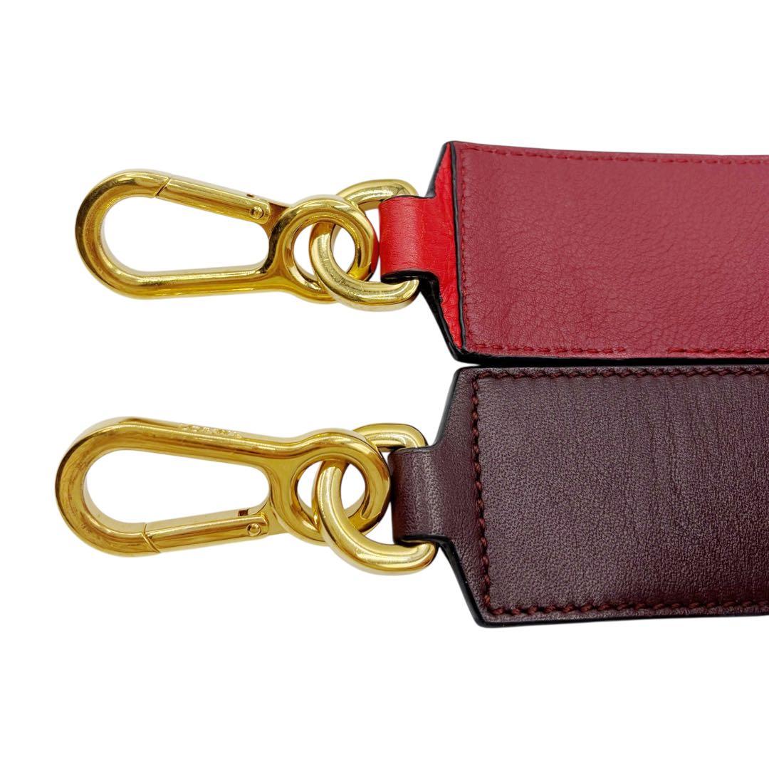 ⭐️美品⭐️ ロエベ パズル レザー ショルダーストラップ レッド 8