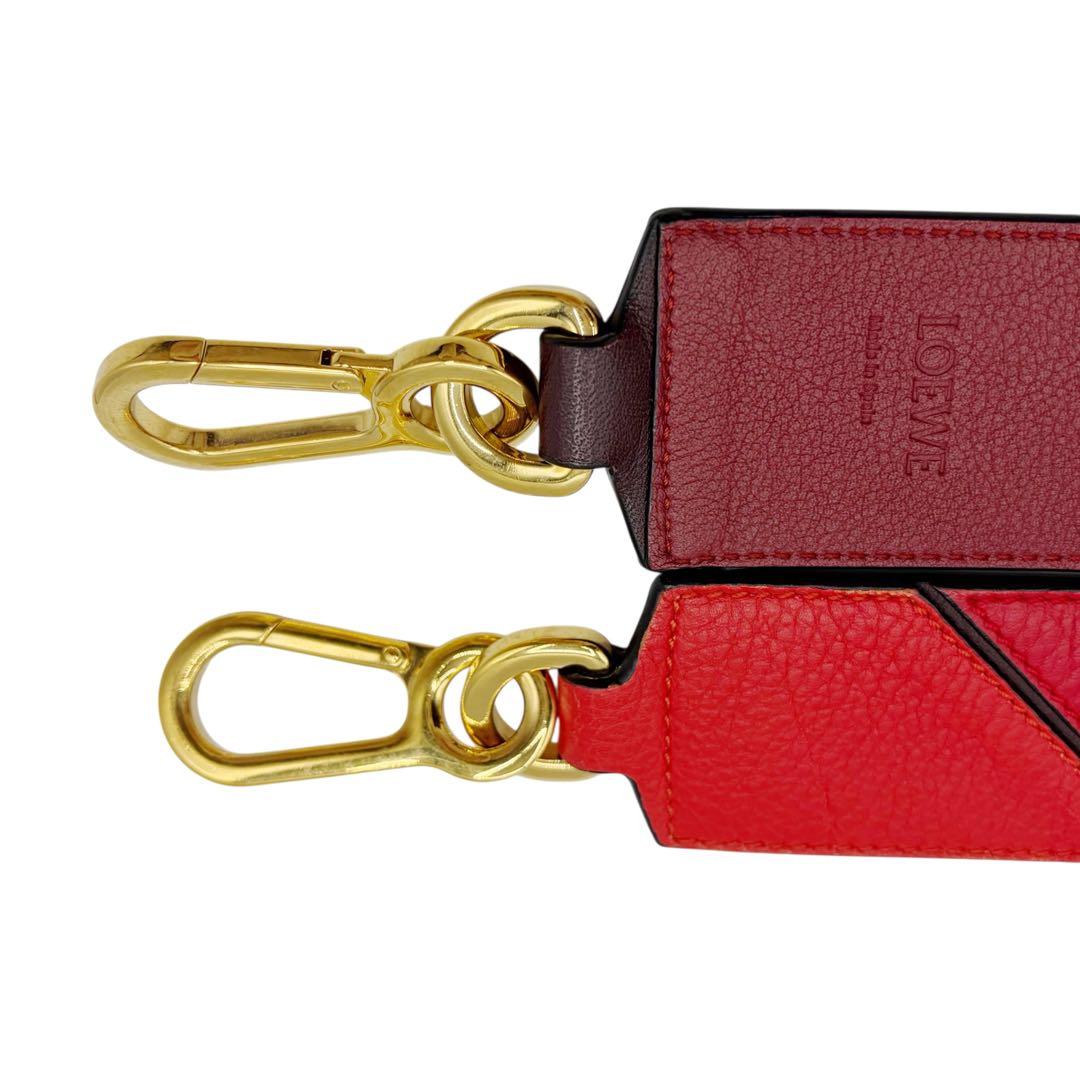 ⭐️美品⭐️ ロエベ パズル レザー ショルダーストラップ レッド 9