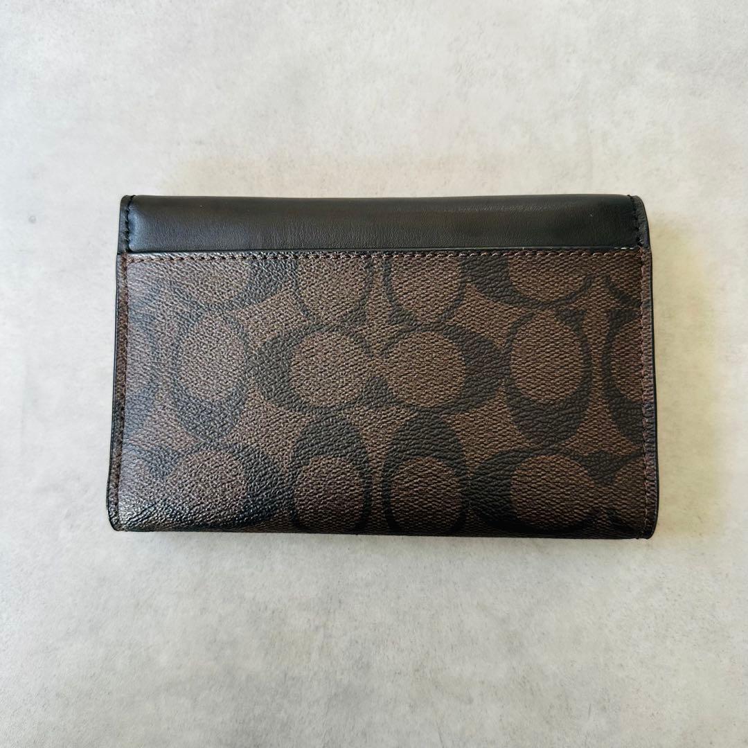 COACH シグネチャー ミディアム エンベロープ ウォレット 二つ折り財布 2