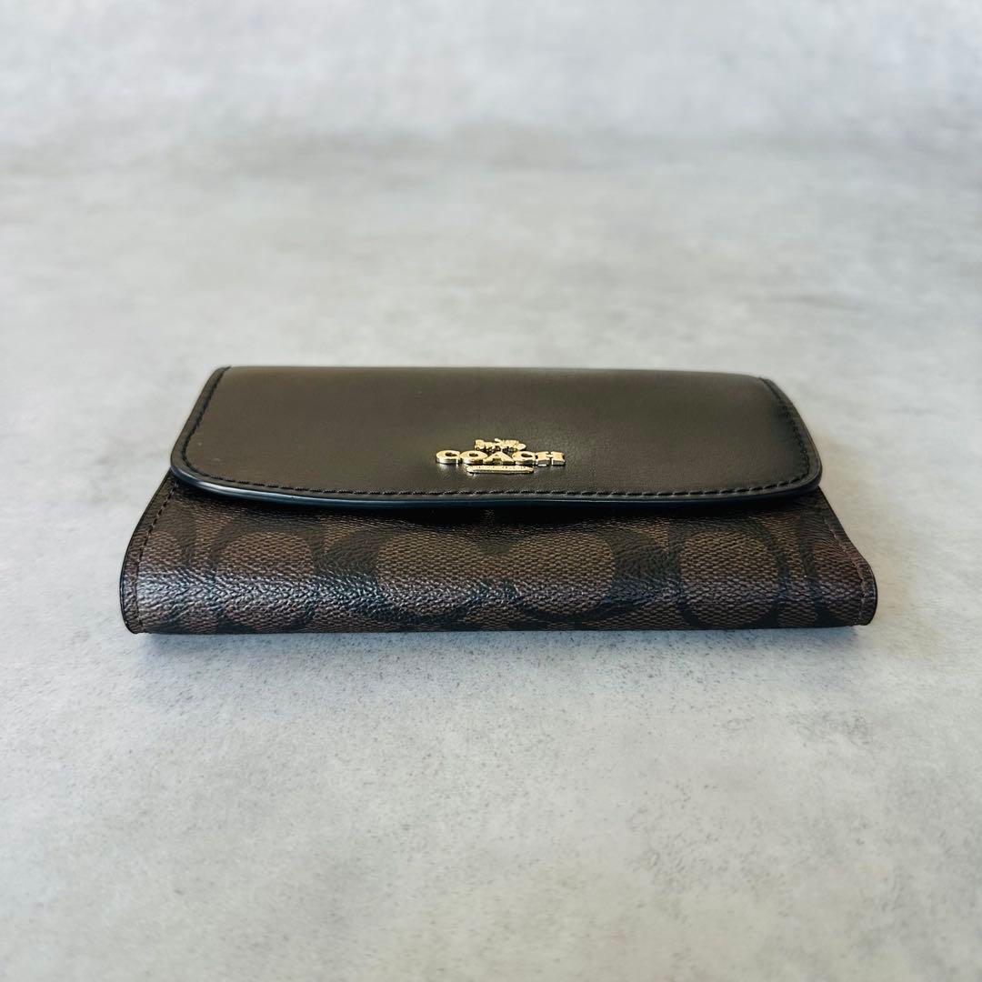 COACH シグネチャー ミディアム エンベロープ ウォレット 二つ折り財布 6