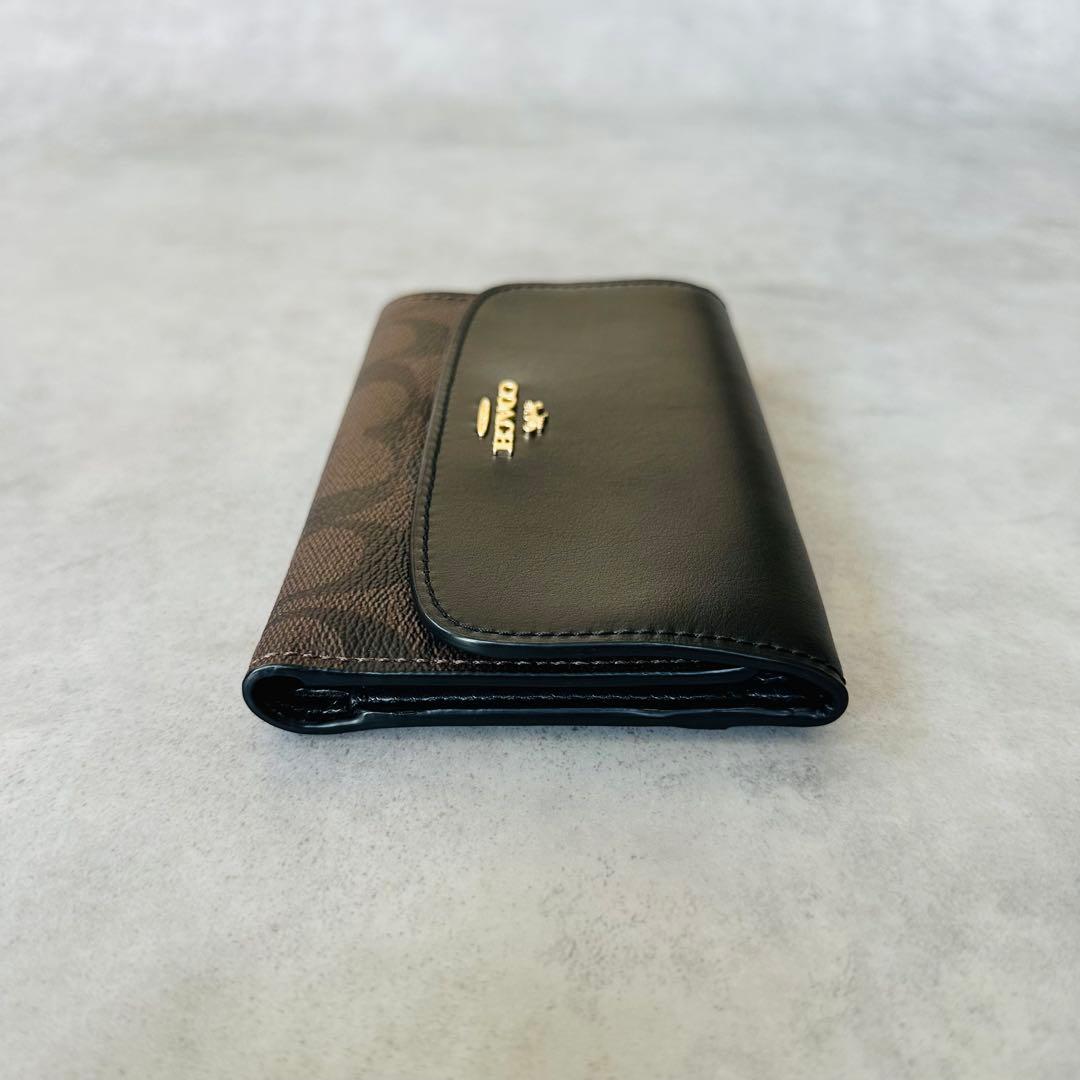 COACH シグネチャー ミディアム エンベロープ ウォレット 二つ折り財布 8