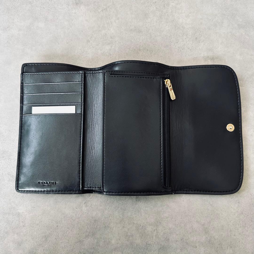 COACH シグネチャー ミディアム エンベロープ ウォレット 二つ折り財布 9