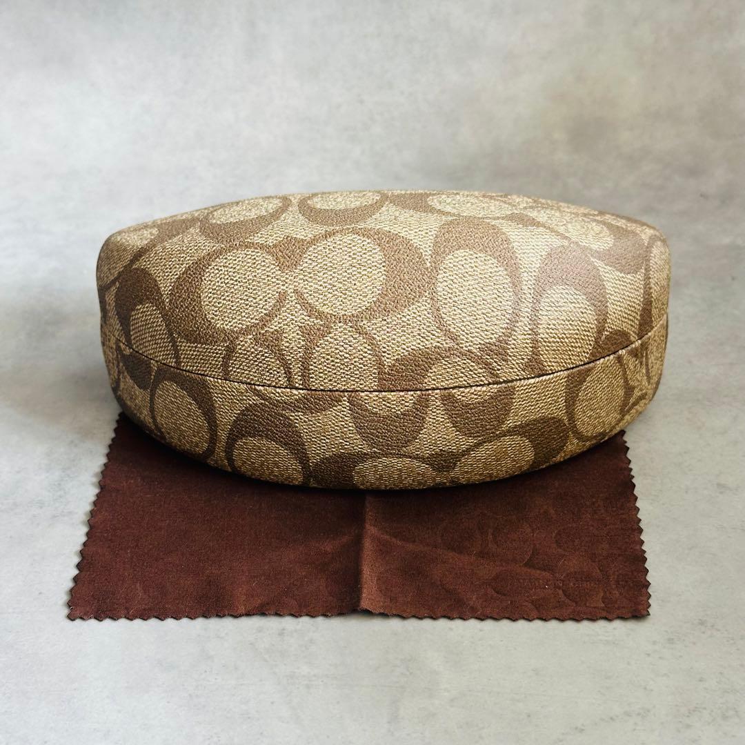 Y2K COACH CARMEN メタルシグネチャー サングラス　バーガンディ 12