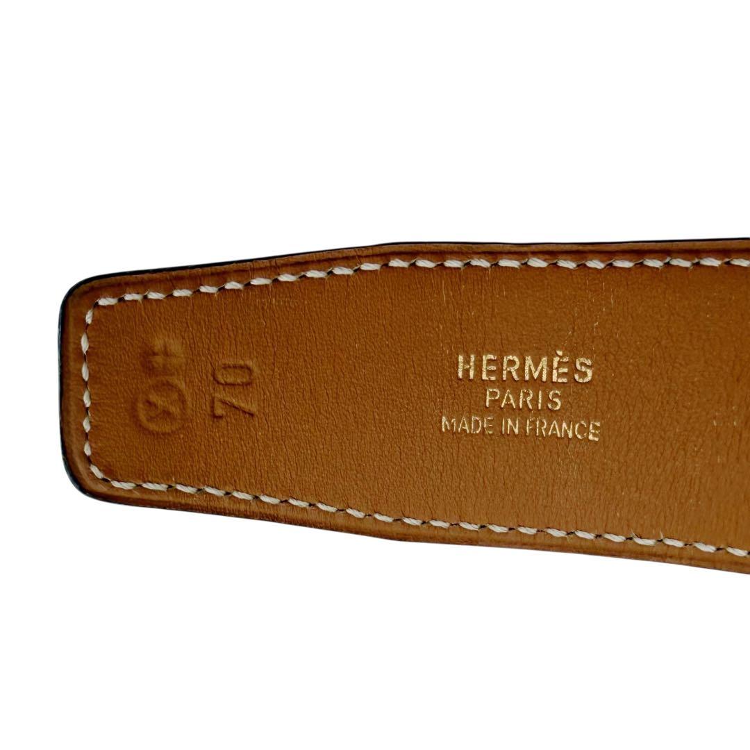 ⭐️良品⭐️ エルメス ベルト コンスタンス Hストリエ 70 イエロー 11