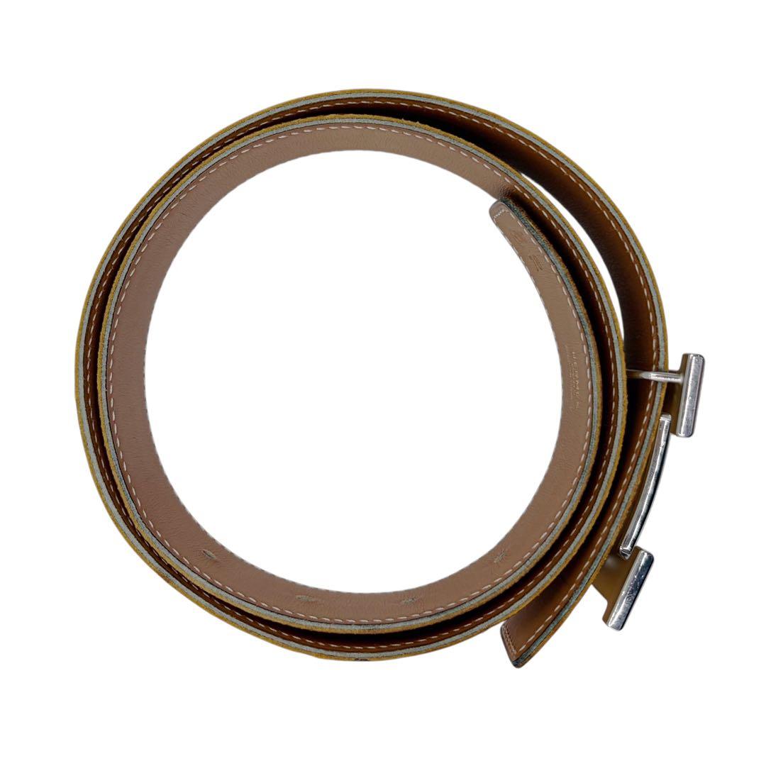 ⭐️良品⭐️ エルメス ベルト コンスタンス Hストリエ 70 イエロー 3