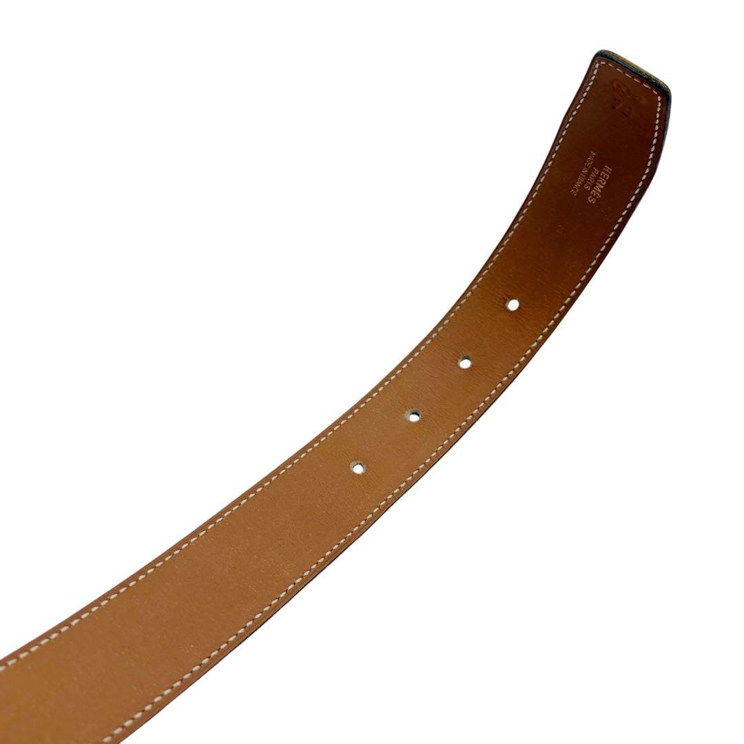 ⭐️良品⭐️ エルメス ベルト コンスタンス Hストリエ 70 イエロー 7