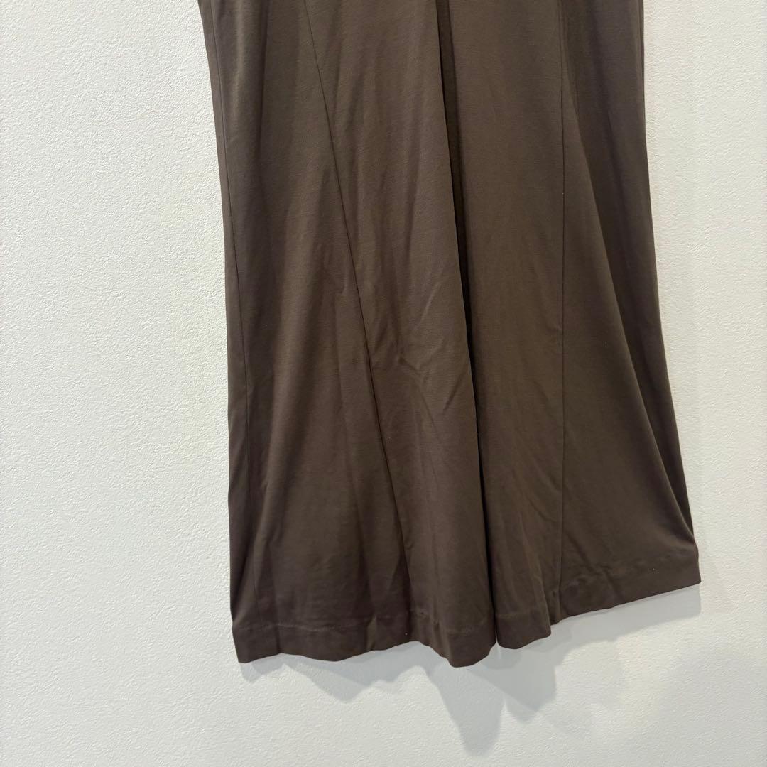 プロポーション ワンピース 装飾　ブラウン 茶色　3 膝丈　ノースリーブ 5