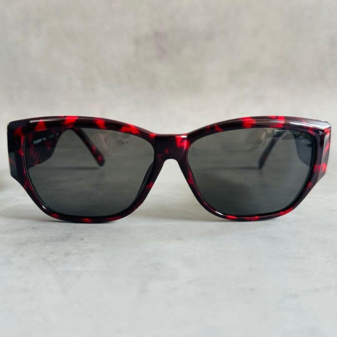 Vintage Yves Saint Laurent 赤鼈甲 ロゴ サングラス 2