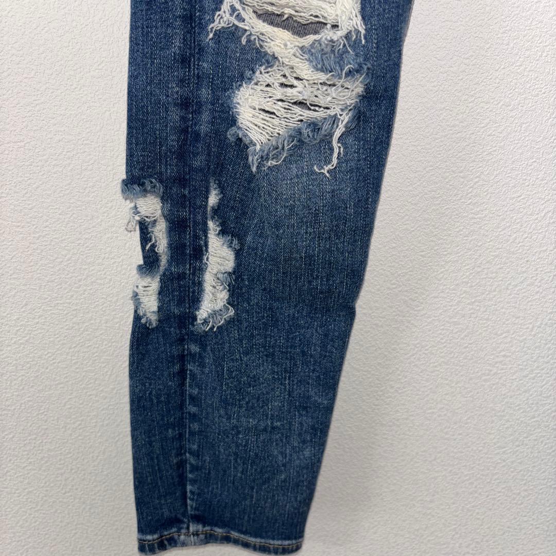 AMERICAN EAGLE スキニーダメージジーンズ M相当ストレッチd673 7