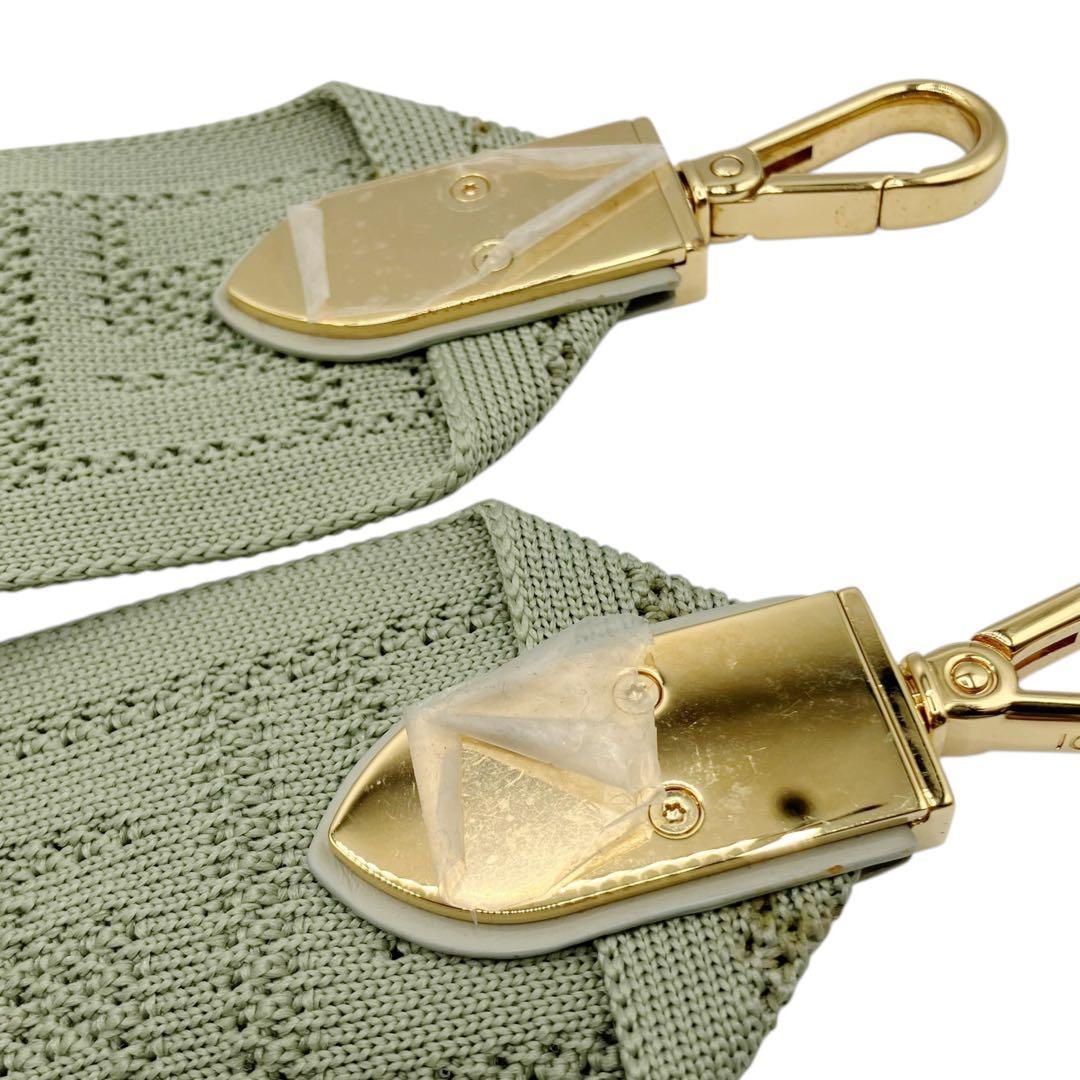 ほぼ未使用✨ フェンディ ズッカ ストラップユー ファブリック グリーン 8