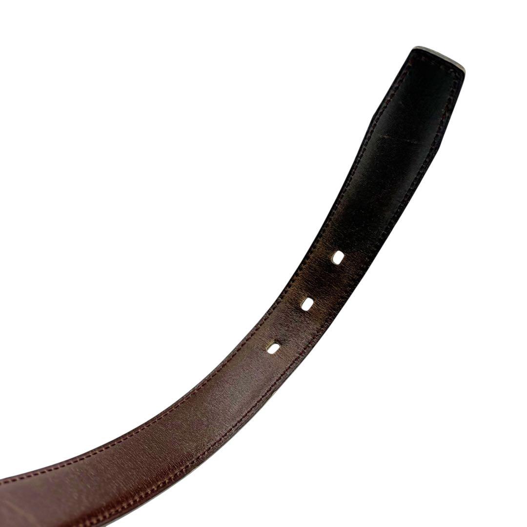 ⭐️良品⭐️エルメス アピ ベルト 72 ブラウン ゴールドバックル 7