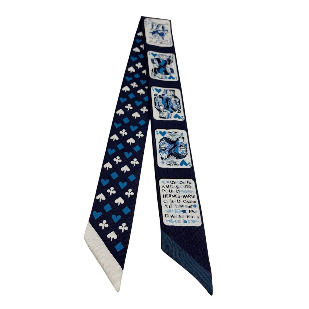 ⭐️良品⭐️ エルメス ツイリー カードゲーム スカーフ トランプ柄