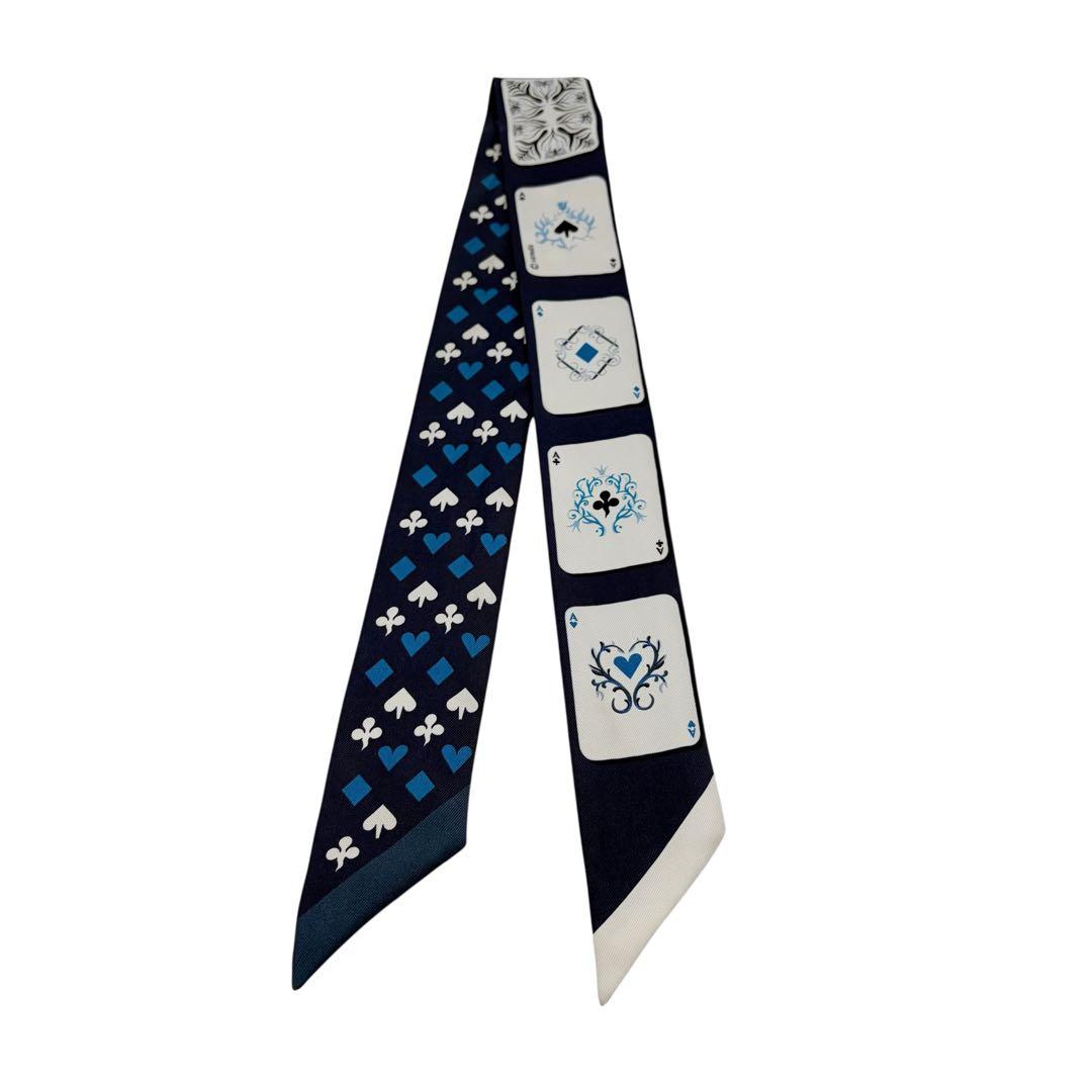 ⭐️良品⭐️ エルメス ツイリー カードゲーム スカーフ トランプ柄 2