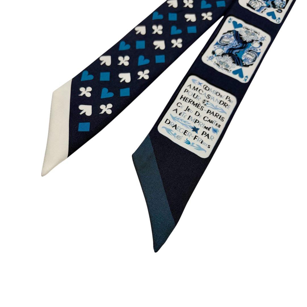 ⭐️良品⭐️ エルメス ツイリー カードゲーム スカーフ トランプ柄 3