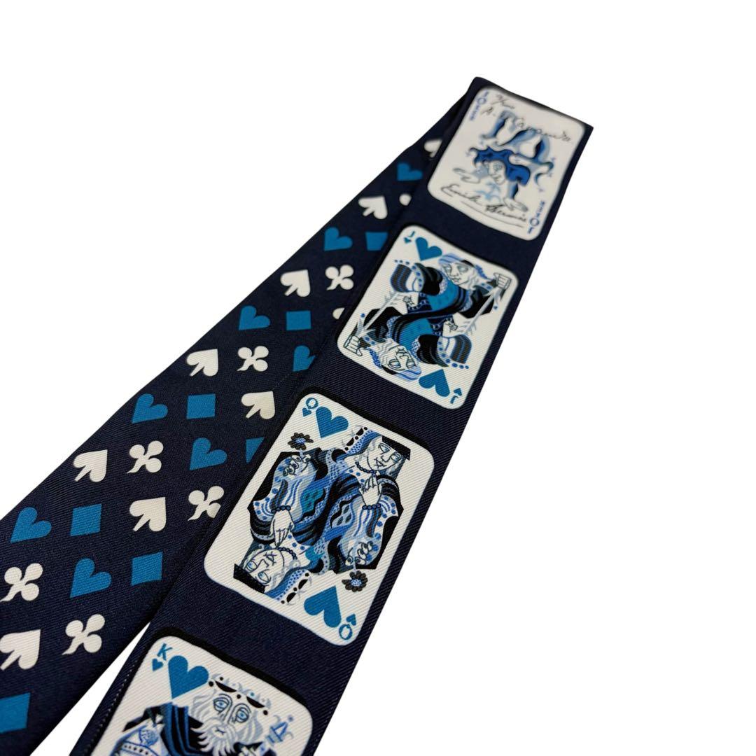 ⭐️良品⭐️ エルメス ツイリー カードゲーム スカーフ トランプ柄 4