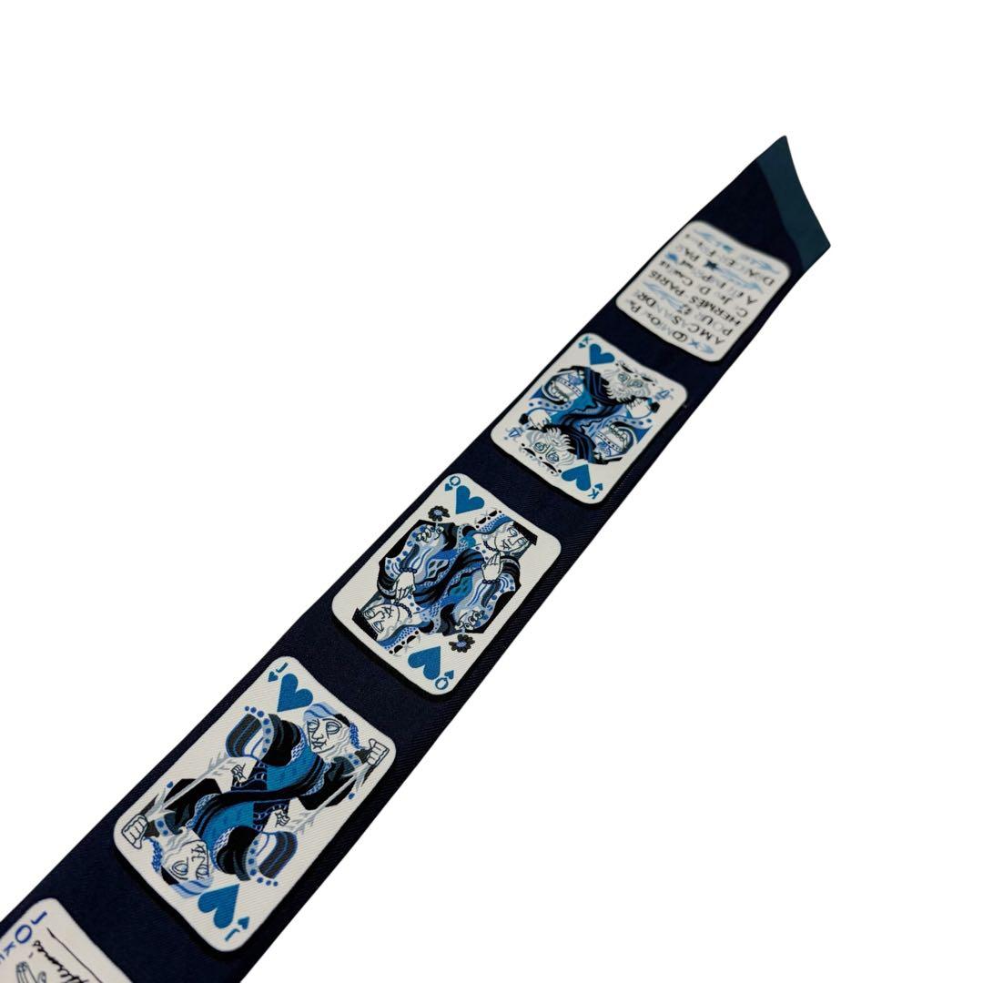 ⭐️良品⭐️ エルメス ツイリー カードゲーム スカーフ トランプ柄 8