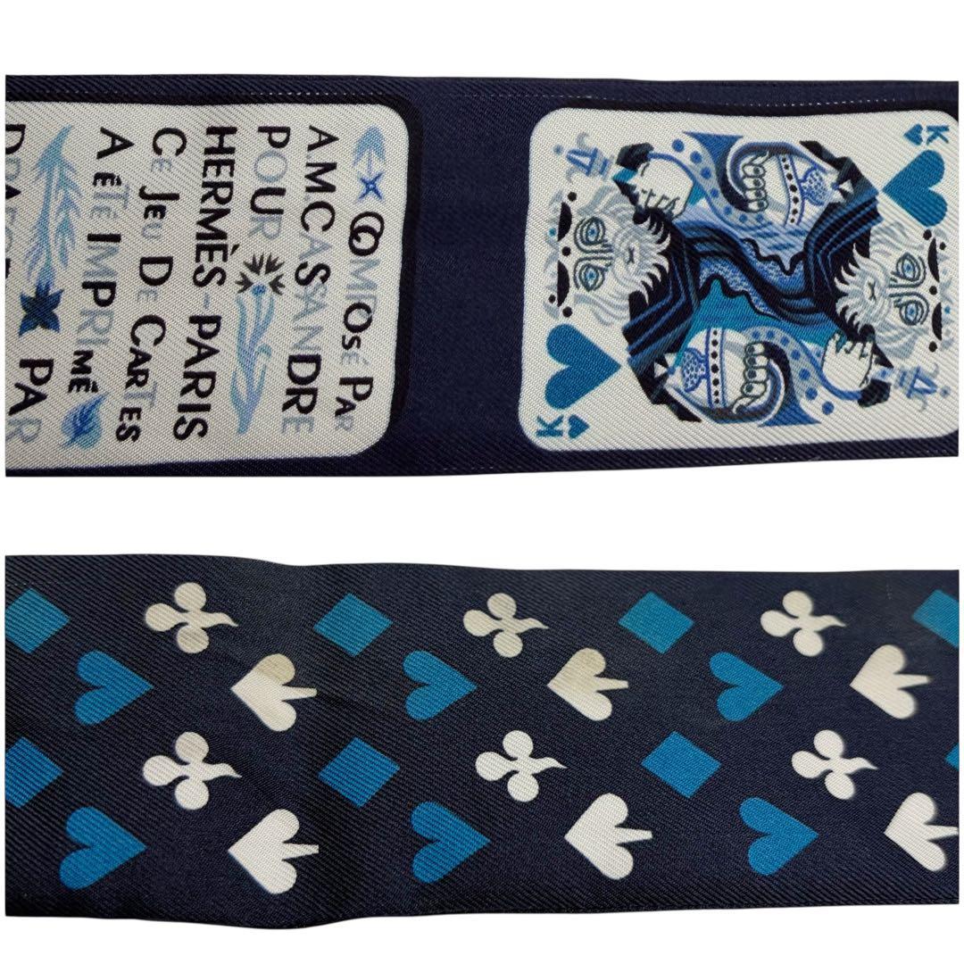 ⭐️良品⭐️ エルメス ツイリー カードゲーム スカーフ トランプ柄 9