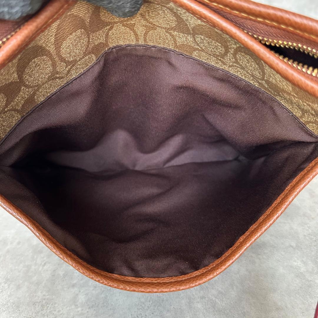 COACH Signature Zip Shoulder Bag 12