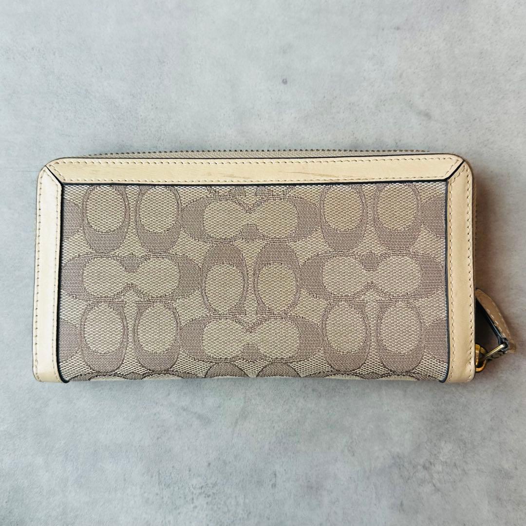 COACH シグネチャー アコーディオンウォレット 長財布 2