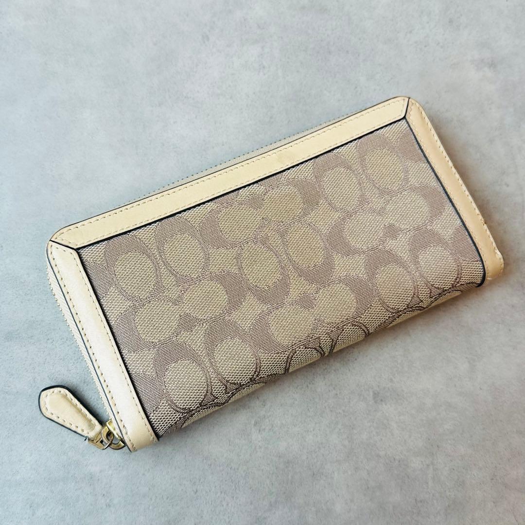 COACH シグネチャー アコーディオンウォレット 長財布 3