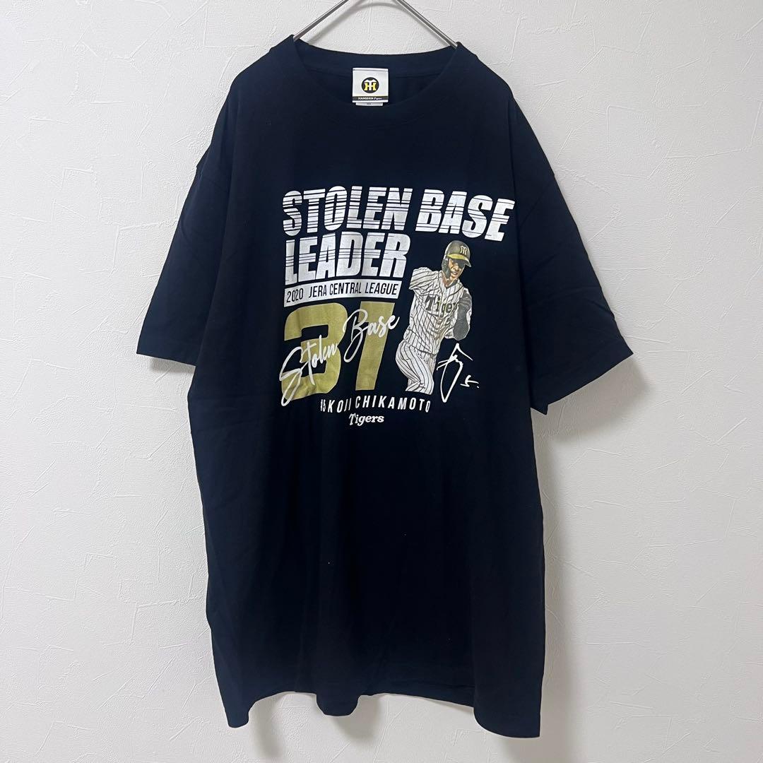 阪神タイガース　半袖Tシャツ　近本光司 黒　ブラック　XL 野球　大きいサイズ