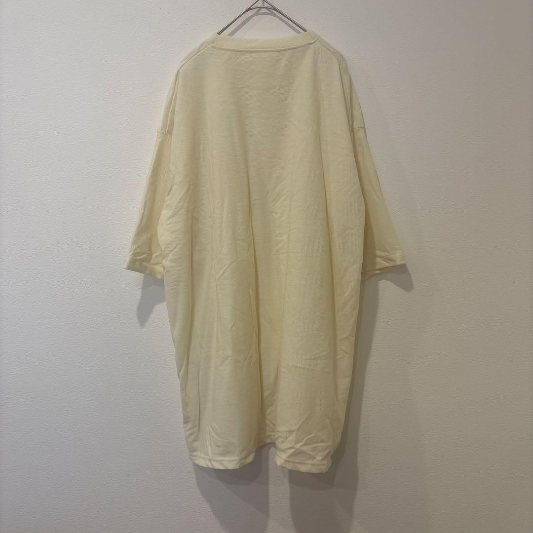 ナル ビッグシルエット Tシャツ　チュニック 七分袖 アイボリー ベージュ　1 5