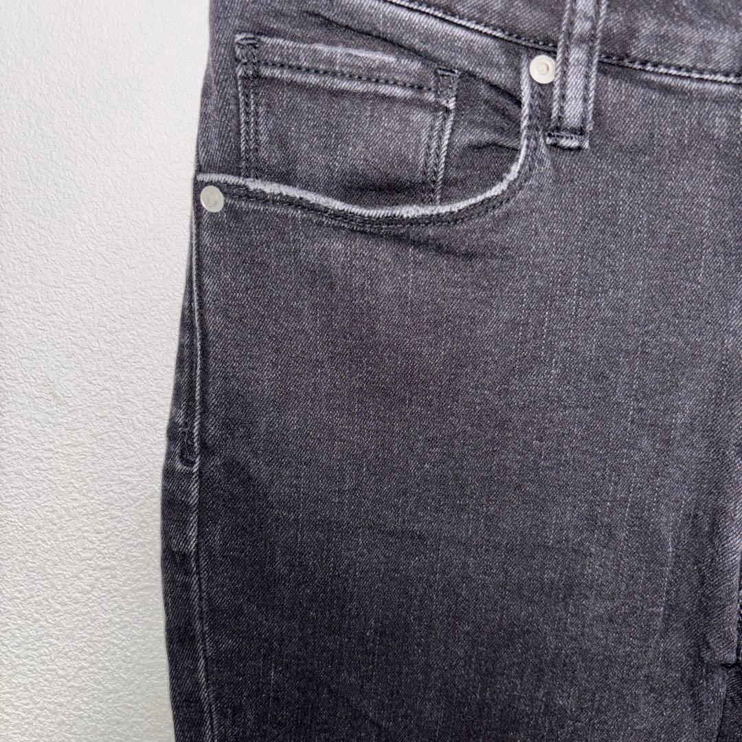 AZUL BY MOUSSY ブラックスキニーダメージ加工デニム XS d779 4