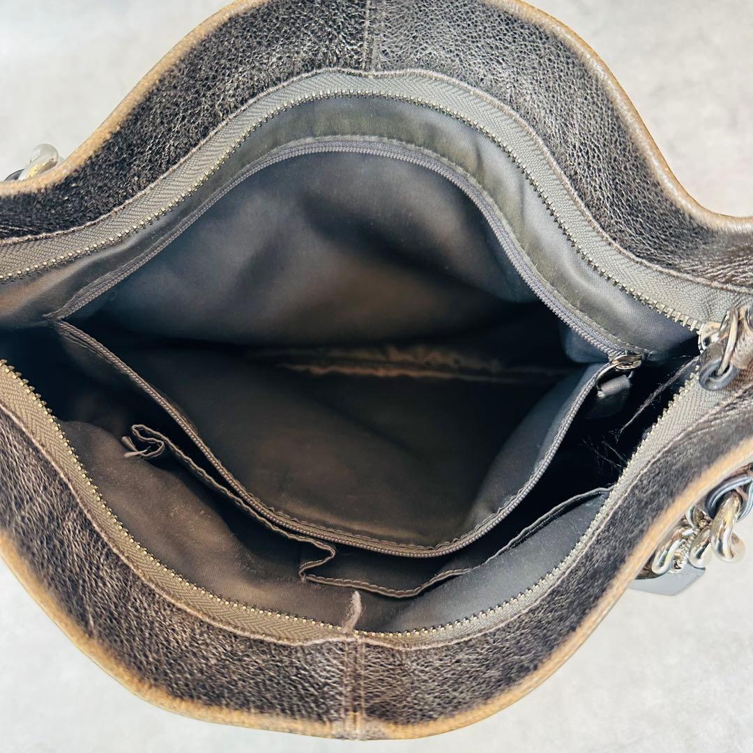 Y2K COACH Brook Hobo Metallic 2way Bag 11