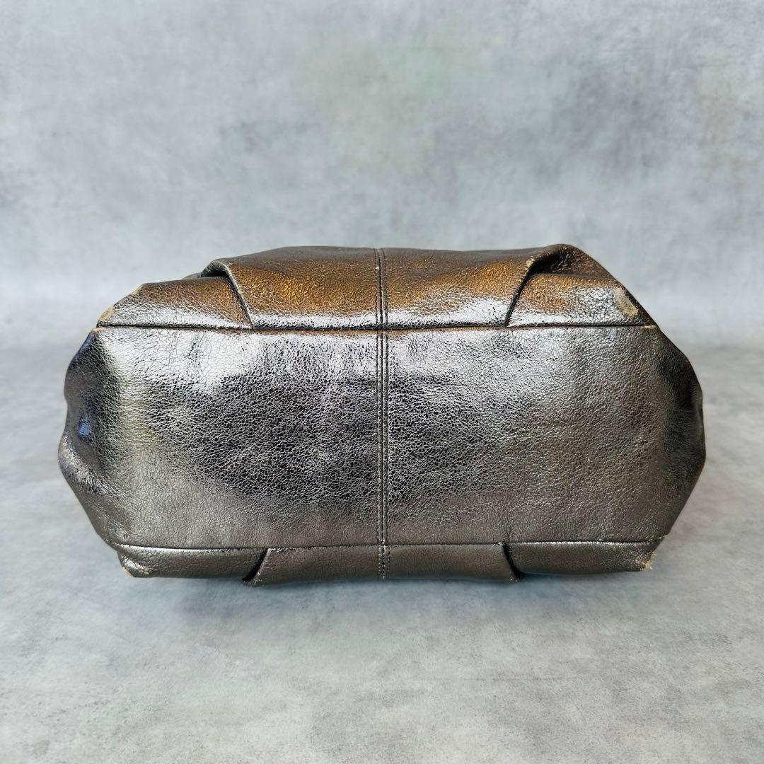 Y2K COACH Brook Hobo Metallic 2way Bag 7
