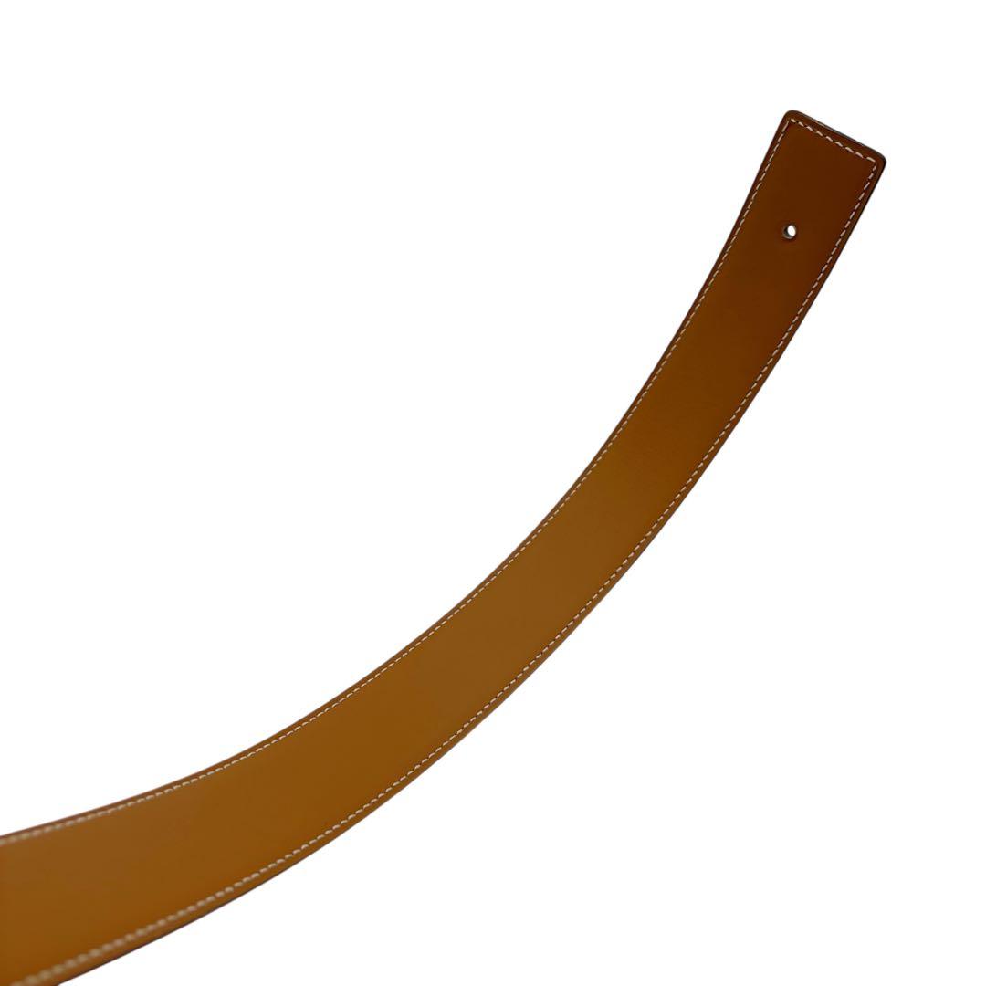 ⭐️美品⭐️ エルメス レザー ベルト 70 ブラック ブラウン 5