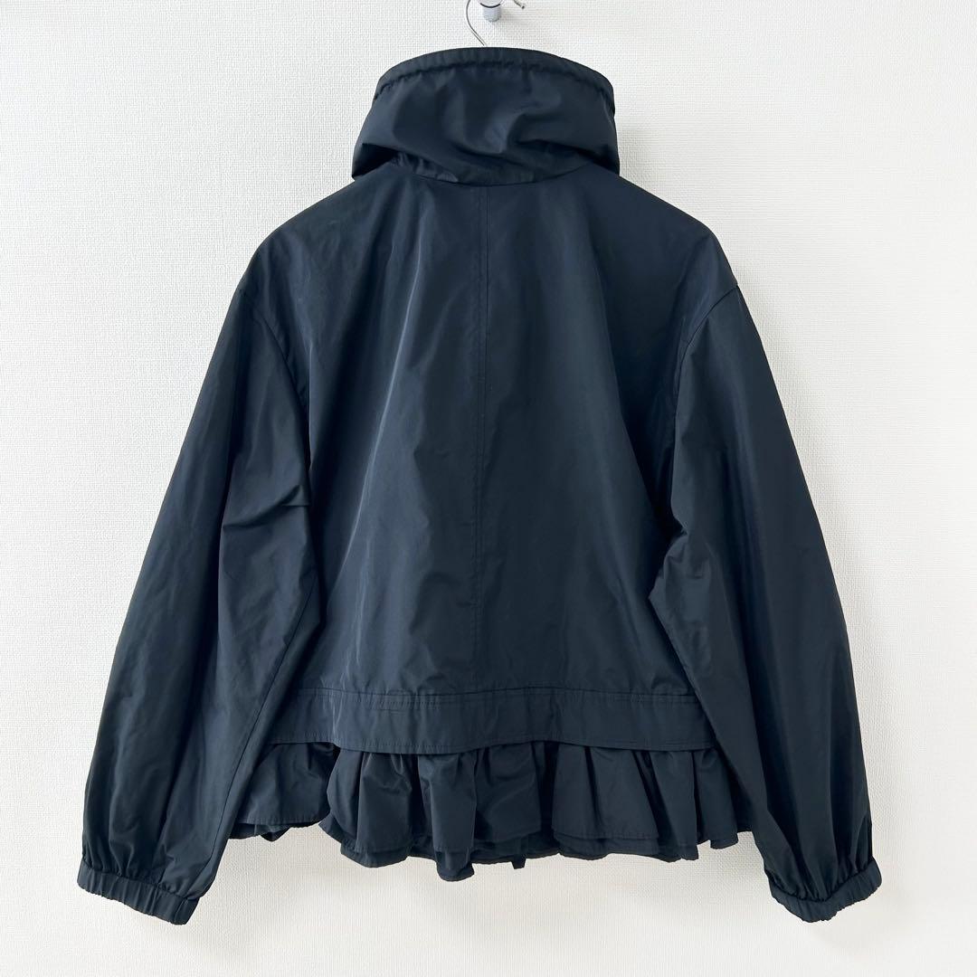 美品✨EPOCA　エポカ　マイクロタフタ　フリルブルゾン　ネイビー　40 2