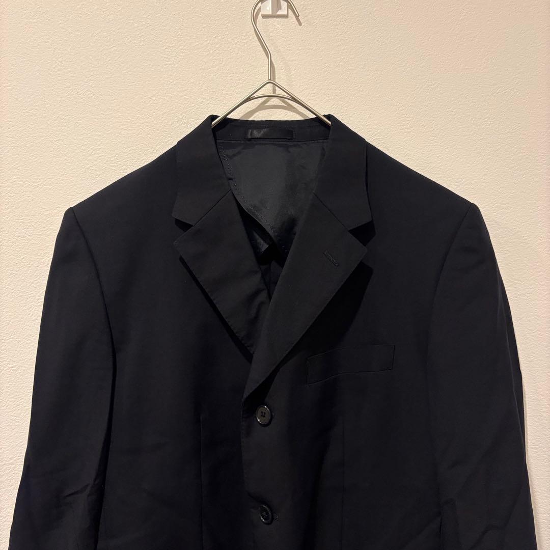 ヒロココシノ テーラードジャケット スーツ 黒 ブラック　ウール M 高級 2