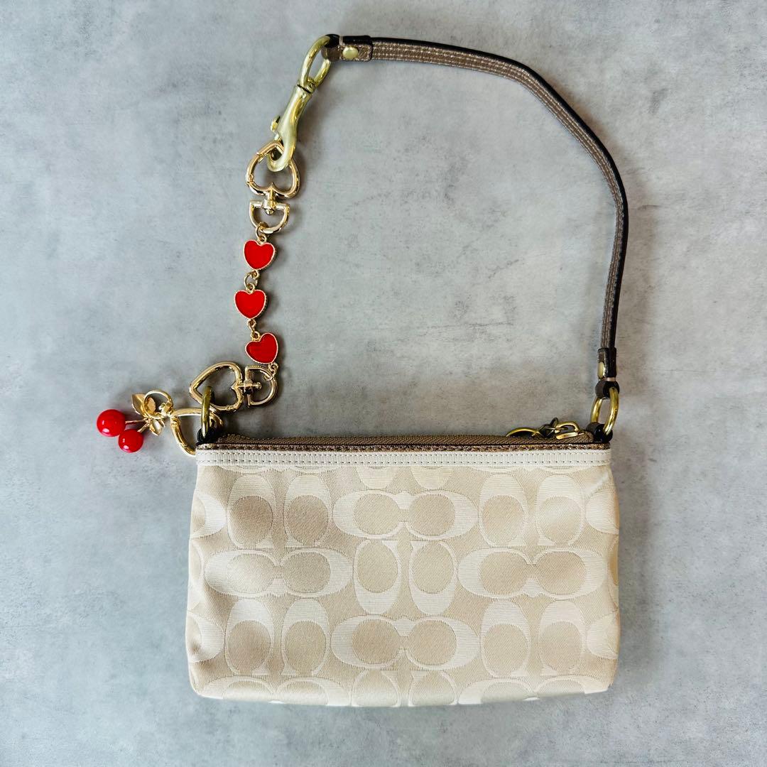 Y2K COACH Poppy Signature AccessoryPouch 2