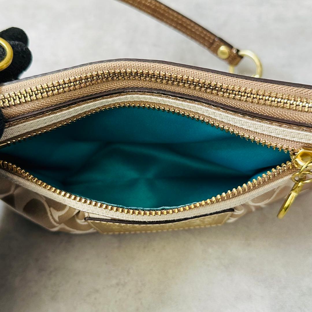 Y2K COACH Poppy Signature AccessoryPouch 12