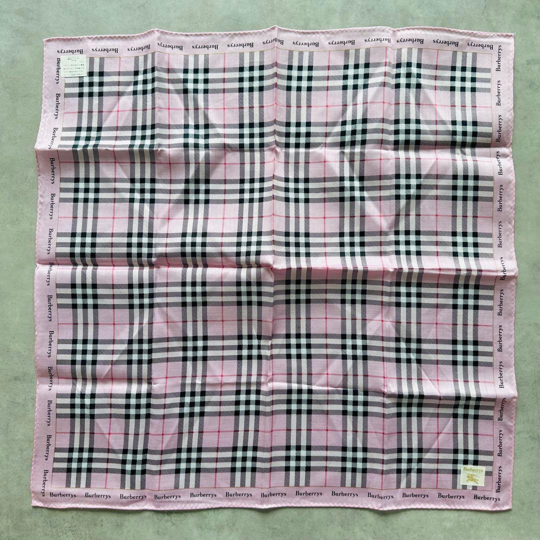 未使用✨BURBERRY ハンカチ 4点セット ノバチェック 刺繍ホースロゴ 2