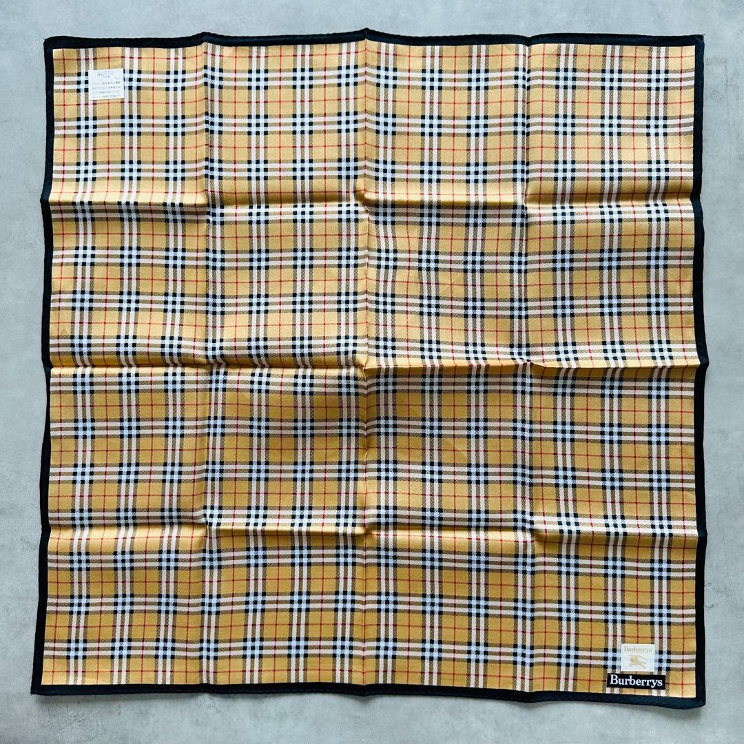 未使用✨BURBERRY ハンカチ 4点セット ノバチェック 刺繍ホースロゴ 3