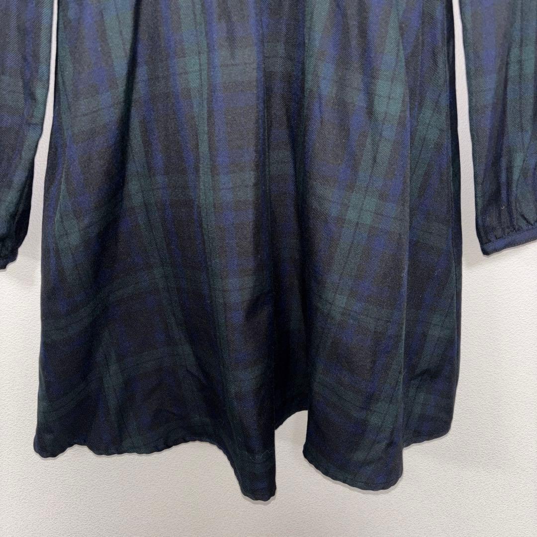 【新品】earth music&ecology チェックワンピース S d665 11