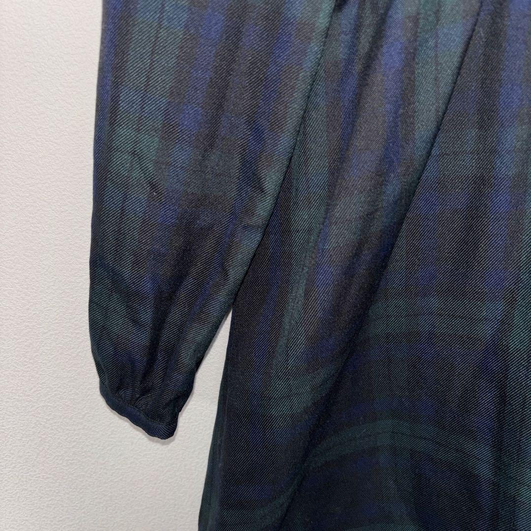 【新品】earth music&ecology チェックワンピース S d665 6