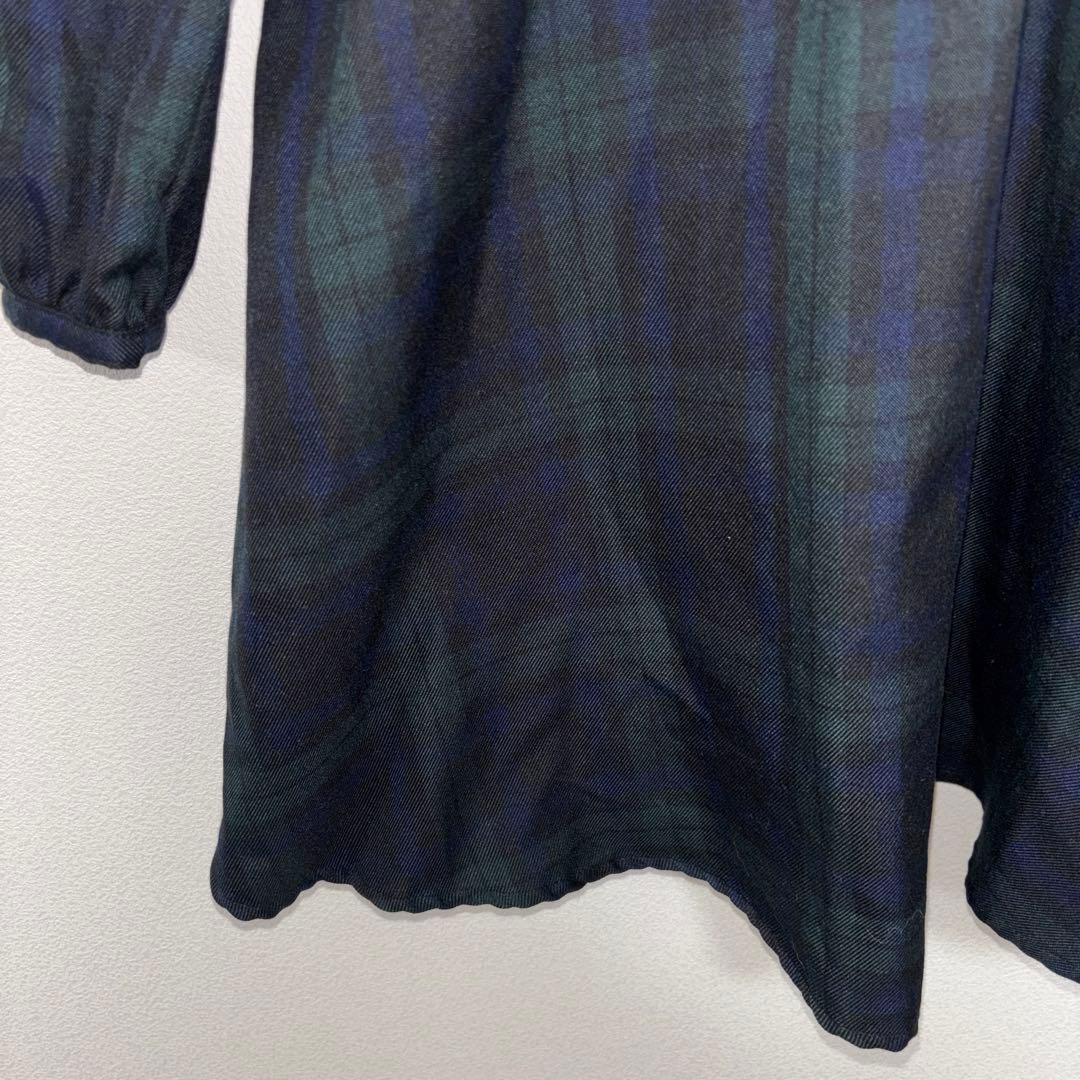 【新品】earth music&ecology チェックワンピース S d665 7