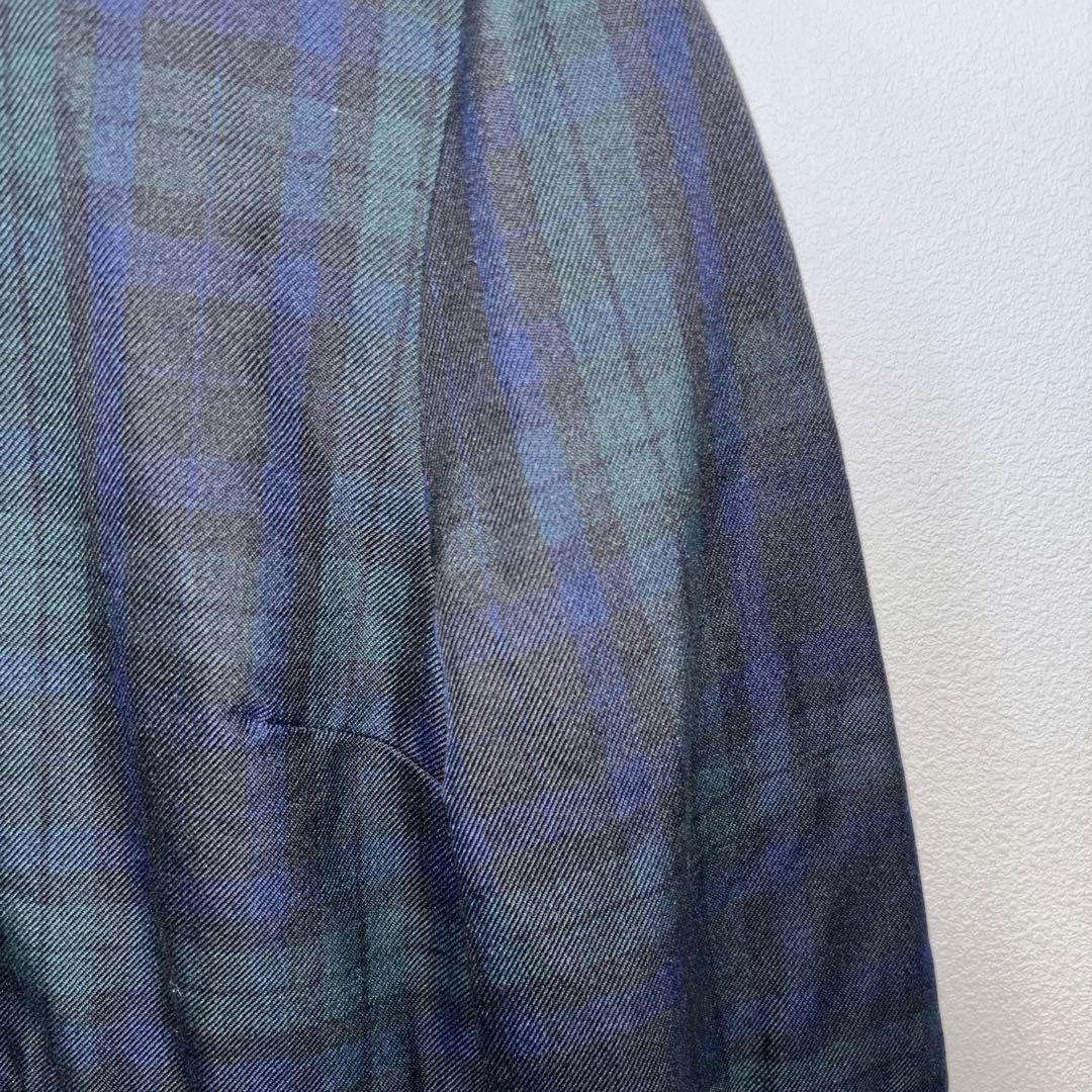 【新品】earth music&ecology チェックワンピース S d665 9