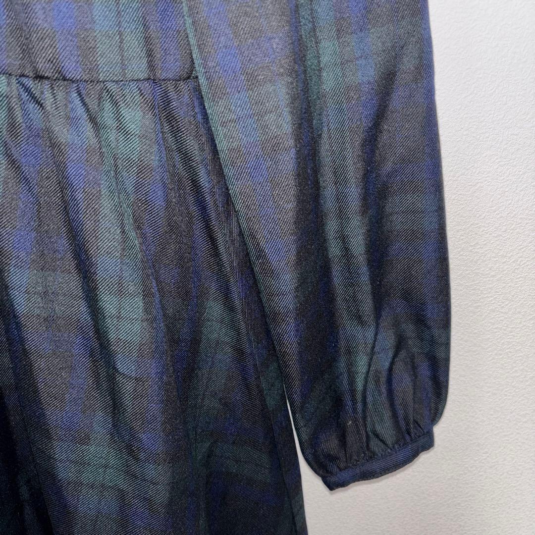 【新品】earth music&ecology チェックワンピース S d665 10