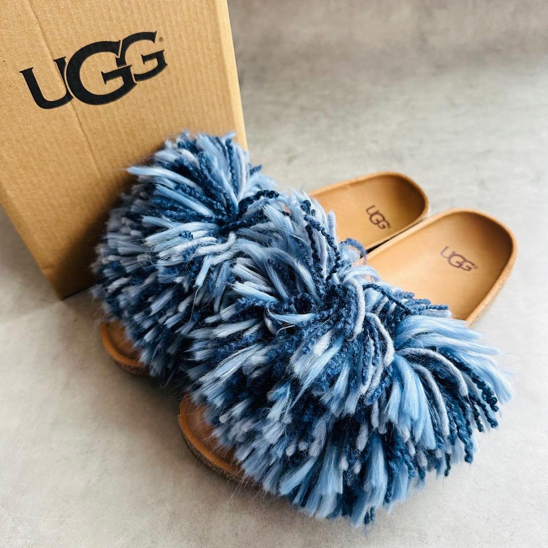 UGG Cindyシンディ　フリンジ　コルクソールサンダル