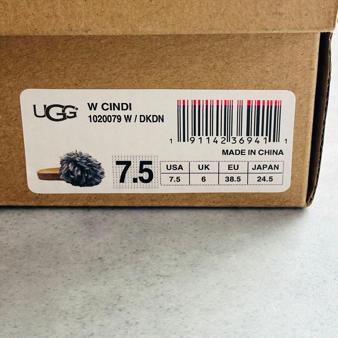 UGG Cindyシンディ　フリンジ　コルクソールサンダル 12