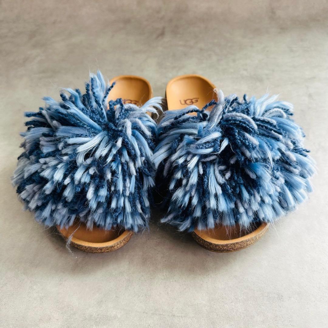 UGG Cindyシンディ　フリンジ　コルクソールサンダル 4
