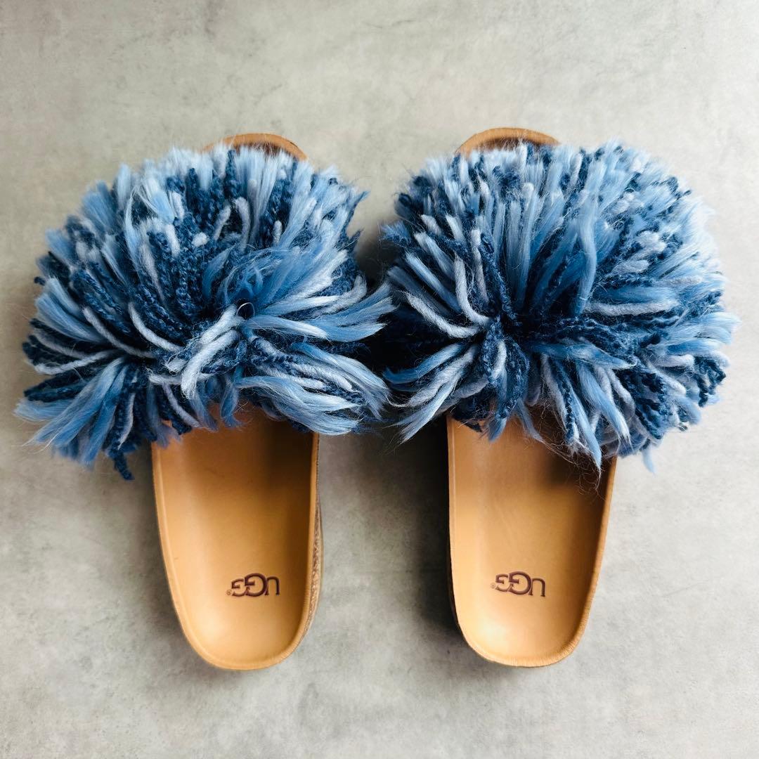 UGG Cindyシンディ　フリンジ　コルクソールサンダル 5