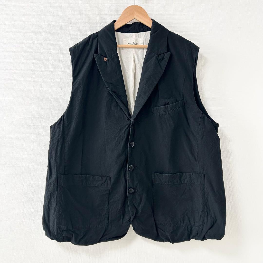 2026SS✨ネストローブ　ピークドラペルジレ　ブラック