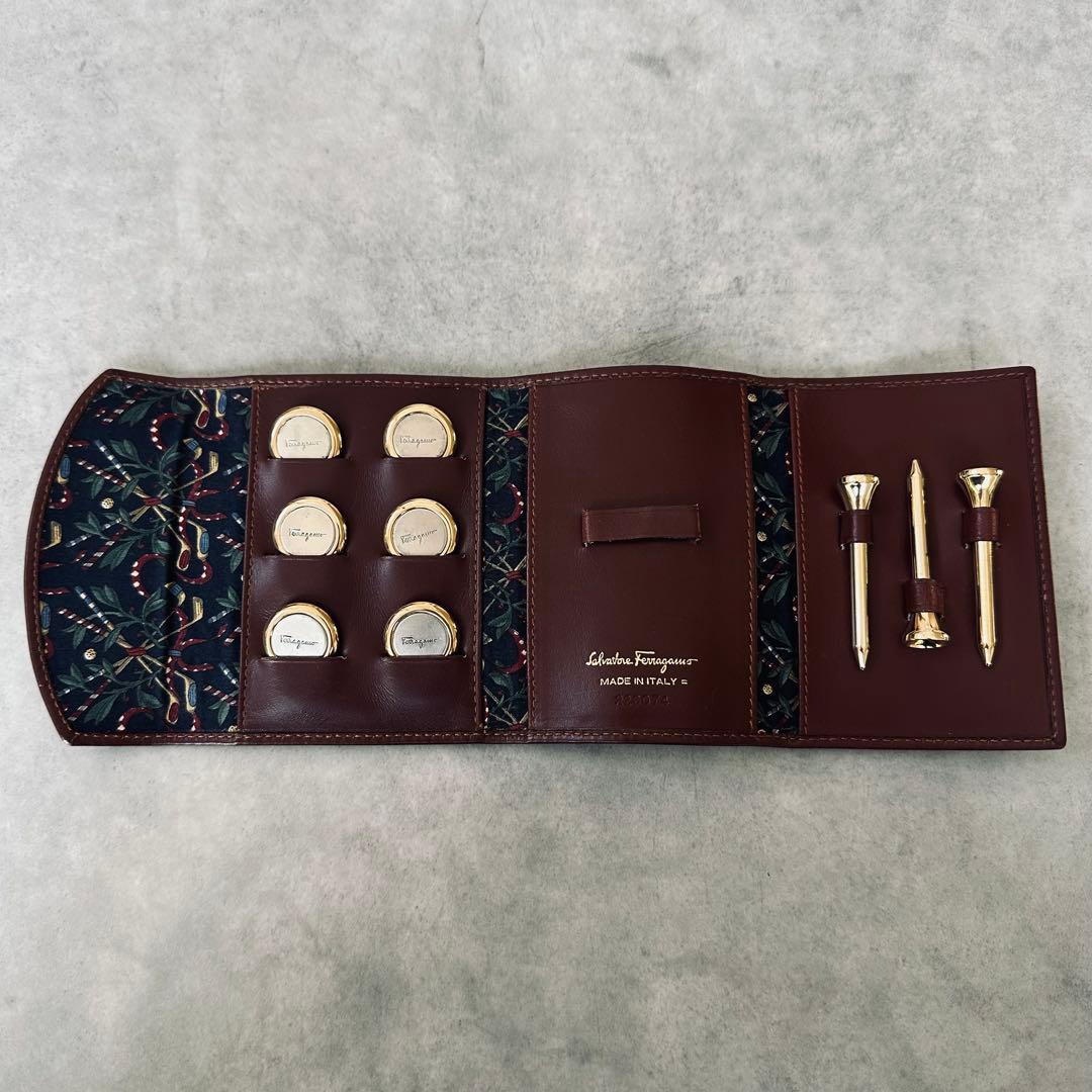 希少✨Salvatore Ferragamo ゴルフマーカー＆ティーセット 11