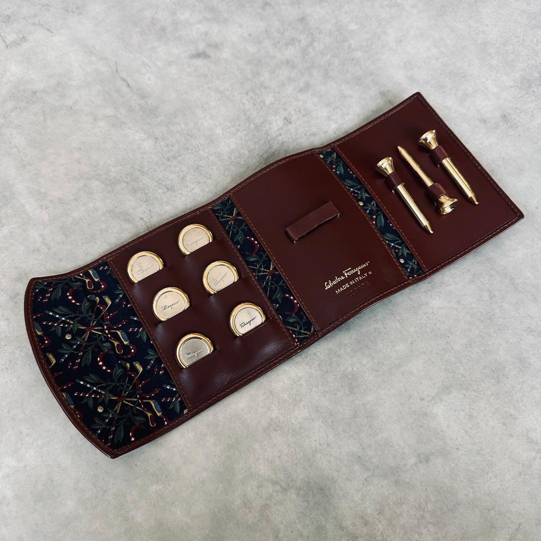 希少✨Salvatore Ferragamo ゴルフマーカー＆ティーセット 13