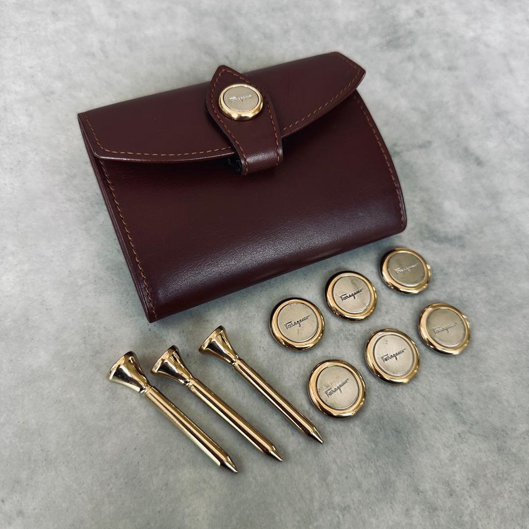 希少✨Salvatore Ferragamo ゴルフマーカー＆ティーセット 3