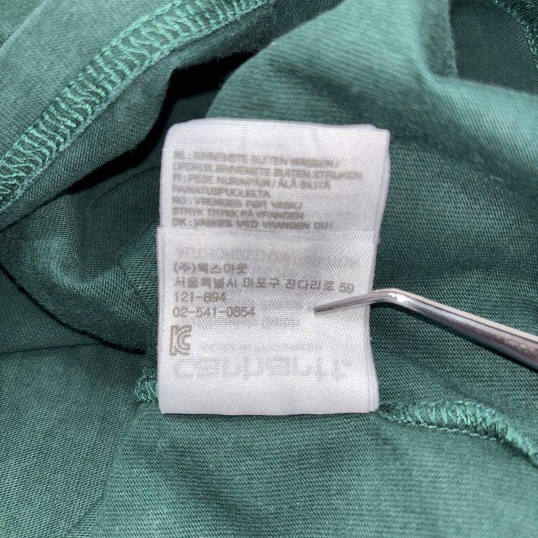 Carhartt WIP Tシャツ S ダークグリーンワンポイントd747 15
